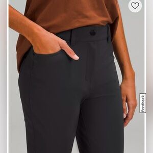 Lululemon City Sleek Pants Womens 26 Black Stretch